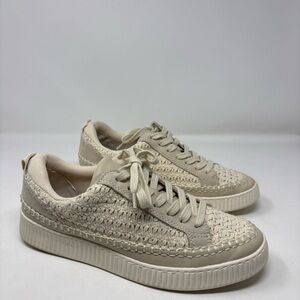 Dolce Vita Women's Nicona Lace Up Low Top Sneakers Size 7.5